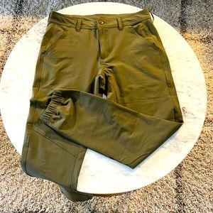 TenTree InMotion Stretch Joggers size 32, olive night green.